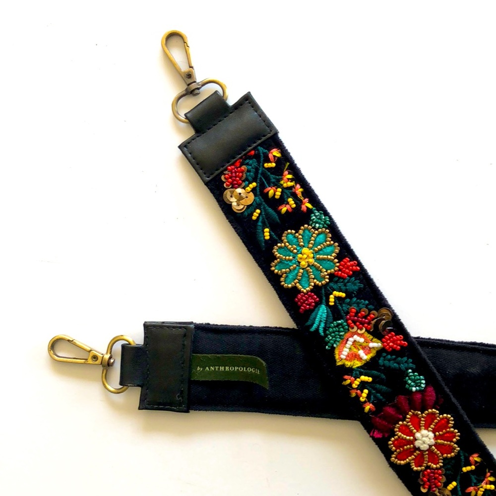 Anthropologie guitar strap 48.5 inches,cross body